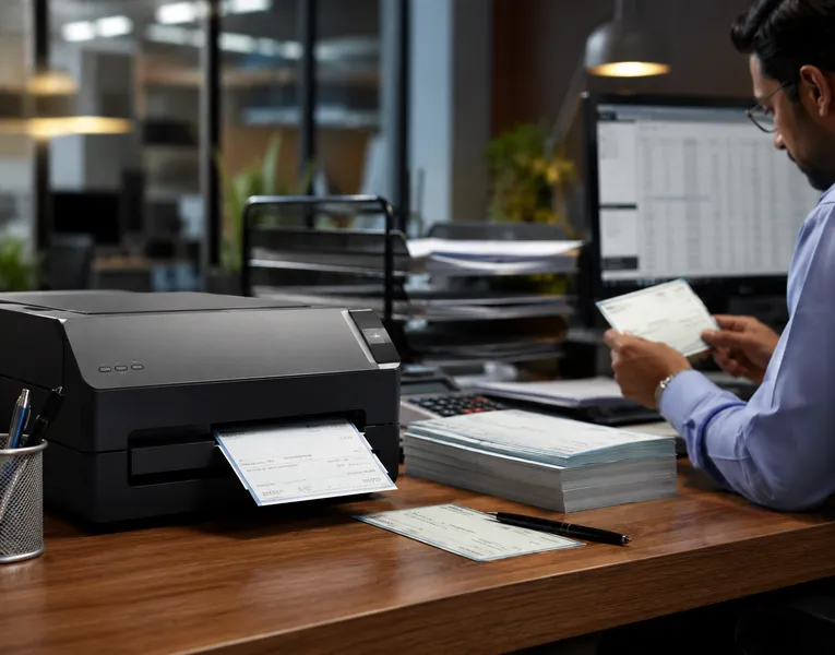Cheque Printing Machine
