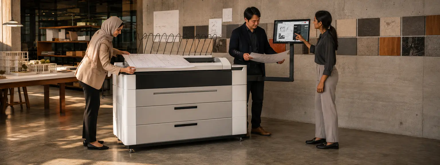 Large Format Printer with Scanner