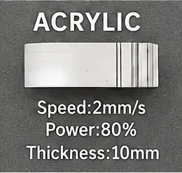 Laser Cut Acrylic 10mm