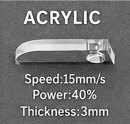 Laser Cut Acrylic 3mm