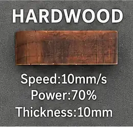 Laser Cut Hardwood 10mm