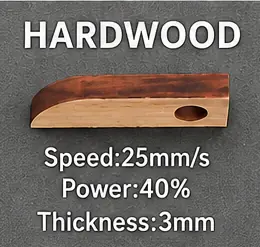 Laser Cut Hardwood 3mm