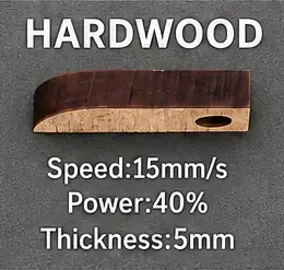 Laser Cut Hardwood 5mm