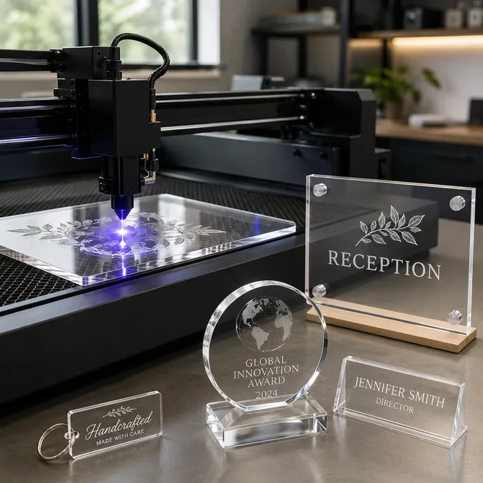Laser Engraver and Cutter for Acrylic