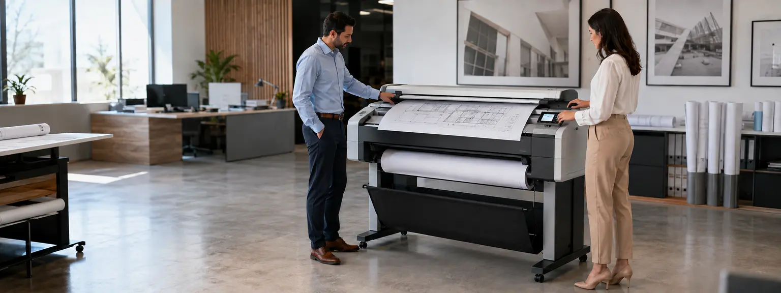 Plotter Printer with Scanner